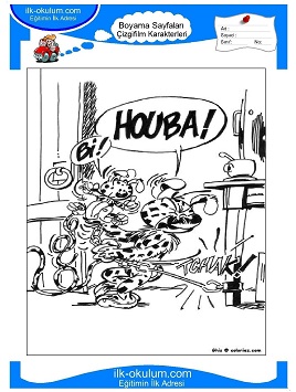 Çocuklar İçin Marsupilami Boyama Sayfaları 